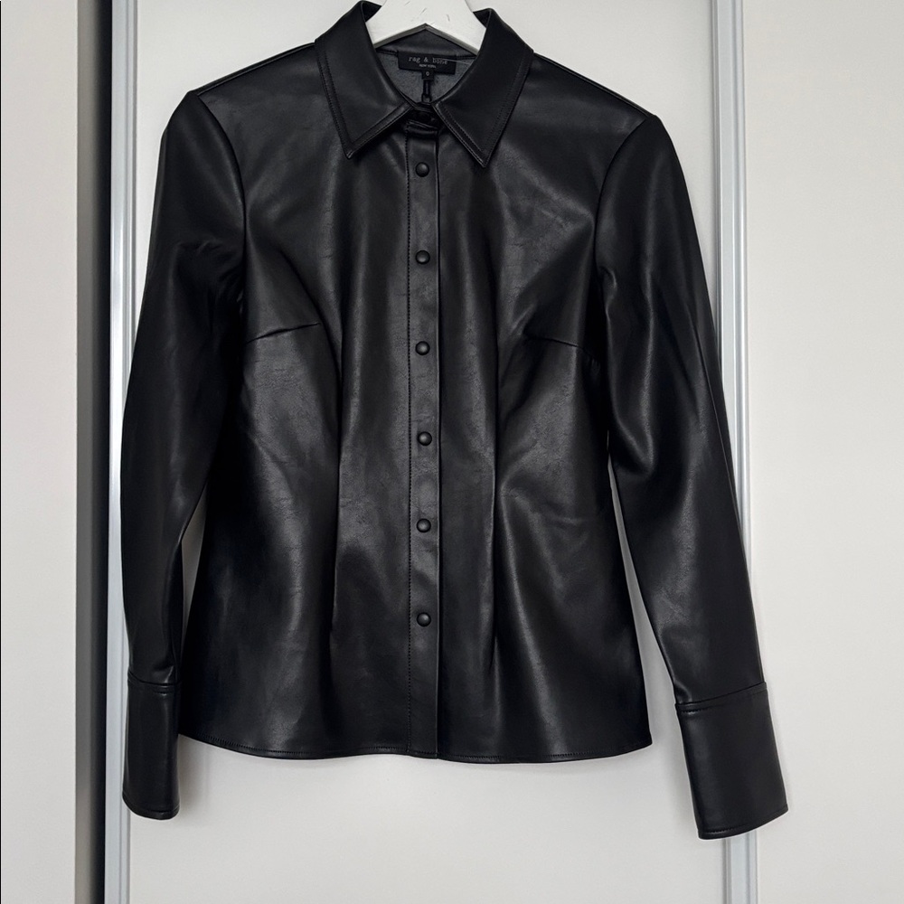NWT Rag & Bone Faux Botton Front Shirt-Size 0